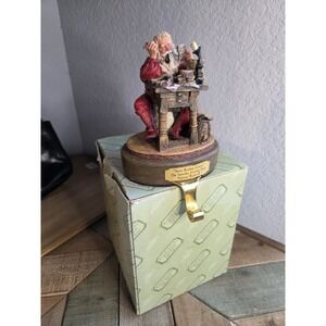 Norman Rockwell The Saturday Evening Post  Santa Reading Letters Stocking Holder